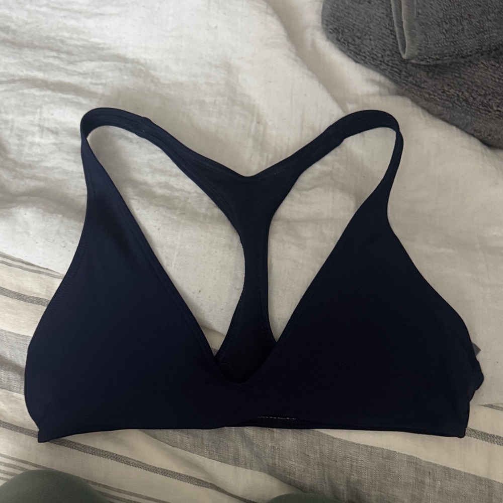 Elegant Navy Racerback Bralette